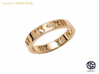 ティファニー TIFFANY ティファニー 750 18金ローズゴールド アトラス ダイヤモンド リング 指輪 8号 アクセサリー 【 TM2111044 】の基本紹介画像