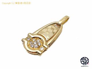 KORLOFF コルロフ 750 18金イエローゴールド ダイヤモンド ペンダント チャーム 【 TM2111097 】の基本紹介画像