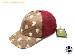 グッチ GUCCI グッチ ドラえもん コラボ キャップ 帽子 【 TM2112031 】の基本紹介画像