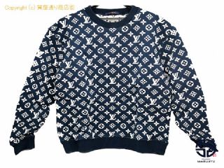 ルイ ヴィトン LOUIS VUITTON フルモノグラム ジャガード クルーネックトレーナー Mサイズ 【 TM2112065 】の基本紹介画像