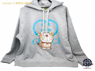 グッチ GUCCI グッチ ドラえもん コラボ GUCCI x Draemon うしえもん パーカー フーディー 服 アパレル Lサイズ 【 TM2112105 】の基本紹介画像