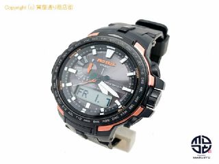 カシオ CASIO カシオ RRO TREK プロトレック 5470 PRW-6100Y トリプルセンサー メンズ 腕時計 デジタル 電波ソーラー タフソーラー 【 TM2201037 】の基本紹介画像