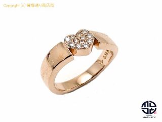 ポンテ ヴェキオ Ponte Vecchio ポンテヴェキオ K18 18金ピンクゴールド ダイヤモンド ハート ピンキー リング 指輪 約4.5号 アクセサリー 【 TM2201118 】の基本紹介画像