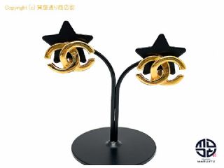 シャネル CHANEL シャネル ココマーク ゴールドカラー イヤリング 01P アクセサリー 【 TM2201124 】の基本紹介画像