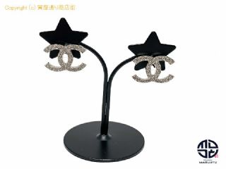 シャネル CHANEL シャネル ココマーク ラインストーン ピアス 22C アクセサリー 【 TM2201125 】の基本紹介画像