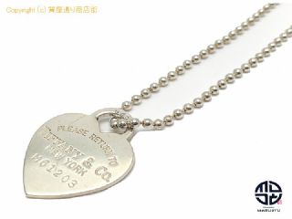 ティファニー TIFFANY ティファニー SV925 シルバー リターントゥハート ボールチェーン ロング ネックレス アクセサリー 約85cm 【 TM2201138 】の基本紹介画像
