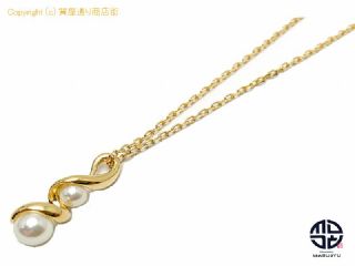 ミキモト MIKIMOTO ミキモト K18 18金イエローゴールド アコヤベビーパール 真珠 ネックレス アクセサリー 【 TM2201142 】の基本紹介画像