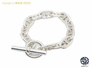 エルメス HERMES エルメス シェーヌダンクルTGM ブレスレット 12コマ 【 TM2202070 】の基本紹介画像