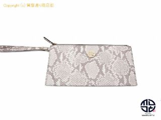 マイケルコース マイケルコース パイソン柄 ポーチ クラッチバック セカンドバック 【 TM2202079 】の基本紹介画像