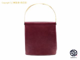 カルティエ CARTIER カルティエ トリニティ スリーカラー メタルハンドル ボルドー ハンドバック 【 TM2202110 】の基本紹介画像