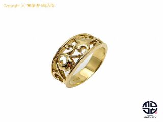 ミキモト MIKIMOTO ミキモト K18 18金イエローゴールド リング 指輪 約10.5号 アクセサリー 【 TM2202093 】の基本紹介画像