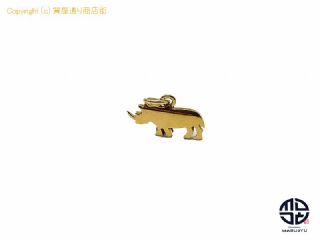 Pomellato ポメラート DODO ドド チャーム 750 K18 18金イエローゴールド サイ ペンダント チャーム アクセサリー 【 TM2203086 】の基本紹介画像