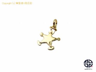 Pomellato ポメラート 750 K18 18金イエローゴールド 人形 星 ペンダント チャーム アクセサリー 【 TM2203082 】の基本紹介画像