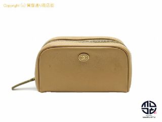 シャネル CHANEL シャネル ポーチ ココボタン ベージュ 【 TM2204064 】の基本紹介画像