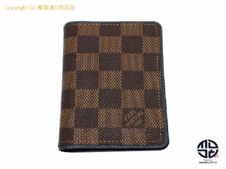 ルイ ヴィトン ダミエ LOUIS VUITTON ダミエ オーガナイザードゥポッシュ カードケース 【 TM2204058 】の基本紹介画像