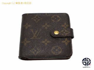 ルイ ヴィトン モノグラム LOUIS  VUITTON モノグラム コンパクトジップ カード用ポケット ファスナー付財布 【 TM2204062 】の基本紹介画像