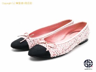シャネル CHANEL シャネル ココマーク ツイード バレエシューズ 靴 サイズ36 1/2 【 TM2205014 】の基本紹介画像