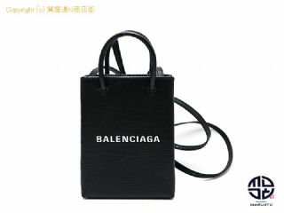 バレンシアガ BALENCIAGA バレンシアガ ショッピング フォンホルダー ロゴ ミニポシェット ショルダーバック 【 TM2206003 】の基本紹介画像