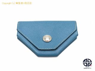 エルメス HERNES エルメス ヴォーエプソン ブルージーン ル ソワ サンドゥーズ 小銭入れ コインケース 【 TM2206108 】の基本紹介画像