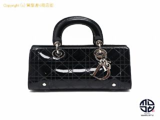 クリスチャン ディオール DIOR ディオール レディディオール パテント エナメル レザー ハンドバック 【 TM2208001 】の基本紹介画像