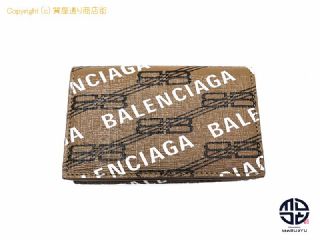 バレンシアガ BALENCIAGA バレンシアガ BBモノグラム 3つ折り財布 キャッシュ ミニウォレット 594312 210HN 【 TM2208003 】の基本紹介画像