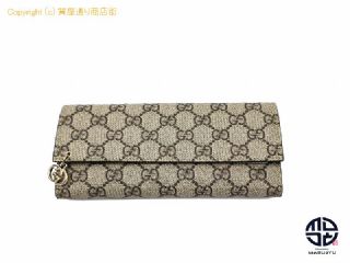 グッチ GUCCI グッチ GGスプリーム長財布 2つ折り財布 241204 【 TM2209058 】の基本紹介画像