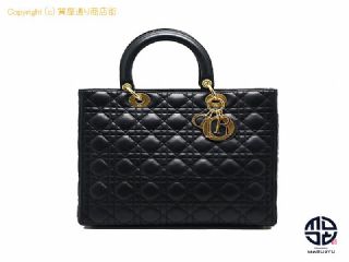 クリスチャン ディオール ディオール レディディオール カナージュ ラムスキン ハンドバッグ 【 TM2209076 】の基本紹介画像