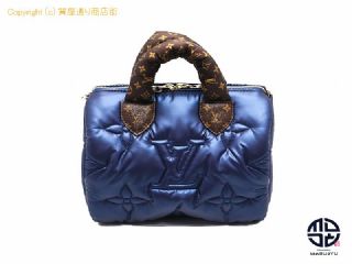 ルイ ヴィトン LOUIS VUITTON ルイヴィトン リサイクルナイロン ネイビー スピーディーバンドリエール25 2WAYショルダーバック M21061 【 TM2210083 】の基本紹介画像
