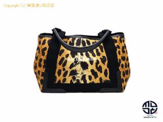 バレンシアガ BALENCIAGA バレンシアガ ネイビーカバSトート レオパード 【 TM2211046 】の基本紹介画像