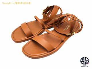 クリスチャン ディオール DIOR  ディオール  レザー編み込み サンダル 361/2 【 TM2211119 】の基本紹介画像