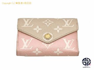 ルイ ヴィトン アンプラント LOUIS VUITTON ルイヴィトン アンプラント ポルトフォイユ ヴィクトリーヌ M81289 3つ折り財布 サイフ イニシャル入り 【 TM2301153 】の基本紹介画像
