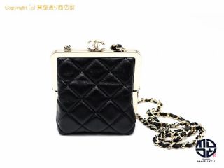 シャネル CHANEL シャネル マトラッセ ガマ口 ミニチェーンショルダーバック 22C クラッチバック 【 TM2302051 】の基本紹介画像