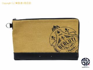 ベルルッティ BERLUTI ベルルッティ NINO ニノGM ロッジ キャンパス クラッチバック 【 TM2302068 】の基本紹介画像