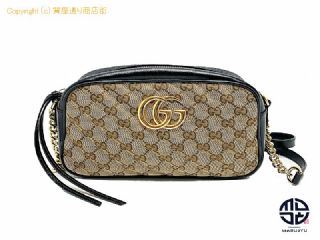 グッチ GUCCI グッチ GGキャンバス ゴールド金具 GGマーモント ショルダーバック 447632 チェーンショルダーバック 【 TM2303001 】の基本紹介画像