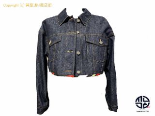 エミリオプッチ EMILIO PUCCI エミリオプッチ クロップドデニムジャケット 長袖 レディース 服 2UDB012 アパレル Mサイズ 【 TM2303030 】の基本紹介画像