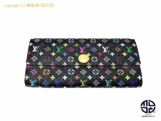 ルイ ヴィトン マルチカラー LOUIS VUITTON ルイヴィトン マルチカラー ノワール ポルトフォイユサラ M93748 長財布 サイフ 【 TM2303038 】の基本紹介画像