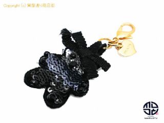 プラダ PRADA プラダ スパンコール クマ 熊 キーホルダー バックチャーム 【 TM2302061 】の基本紹介画像