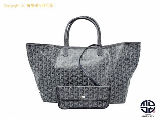 ゴヤール GOYARD ゴヤール サンルイPM トートバック グレー ポーチ付き 【 TM2303047 】の基本紹介画像