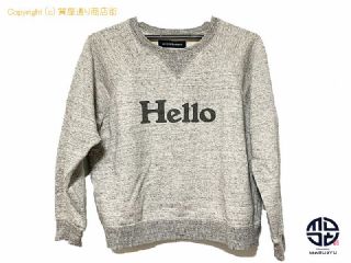 マディソンブルー MADISONBLUE マディソンブルー Hello トレーナー MB224-7005 グレー コットン 長袖 レディース 服 サイズS アパレル 【 TM2303094 】の基本紹介画像