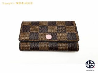 ルイ ヴィトン ダミエ LOUIS VUITTON ルイヴィトン ダミエ ローズバレリーヌ ミュルティクレ6 N41624 キーケース6連 【 TM2304017 】の基本紹介画像