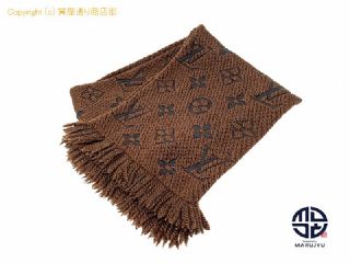 ルイ ヴィトン LOUIS VUITTON ルイヴィトン エシャルプ ロゴマニア ブラウン 茶色 マフラー 413287 アパレル 【 TM2304021 】の基本紹介画像