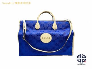 グッチ GUCCI グッチ オブザリッド GG柄 ナイロン ブルー 2WAY トートバック 630353 ショルダーバック 【 TM2304073 】の基本紹介画像
