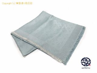 ルイ ヴィトン LOUIS VUITTON ルイヴィトン モノグラム 水色 ショール ストール モノグラム M70460 アパレル 【 TM2304100 】の基本紹介画像