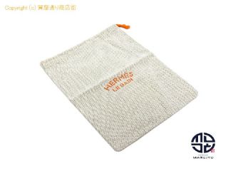 エルメス HERMES エルメス LE BAIN ルバン ノベルティ 巾着ポーチ 小物入れ 【 TM2304121 】の基本紹介画像