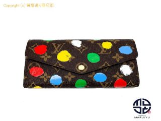 ルイ ヴィトン モノグラム LOUIS VUITTON ルイヴィトン LV  x  YK モノグラム ポルトフォイユサラNM 長財布 サイフ 草間彌生  M81980 【 TM2305001 】の基本紹介画像