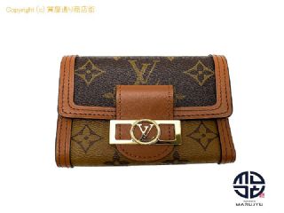 ルイ ヴィトン モノグラム リバース LOUIS VUITTON ルイヴィトン モノグラム リバース ポルトフォイユ ドーフィーヌ コンパクト M68725 財布 サイフ 【 TM2305006 】の基本紹介画像
