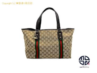 グッチ GUCCI グッチ GGキャンパス シェリーライン チャーム付き トートバック 【 TM2305046 】の基本紹介画像