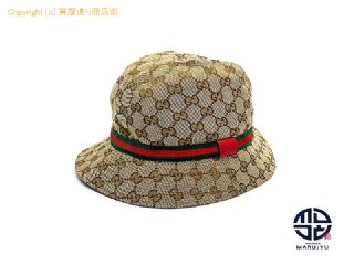 グッチ チルドレンズ GUCCI グッチ チルドレンズ GGキャンパス フェドラハット バケットハット 411790 帽子 アパレル 【 TM2305097 】の基本紹介画像