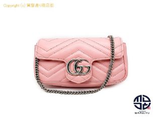 グッチ GUCCI グッチ GGマーモント キルティング ピンク ミニショルダーバック 476433 チェーンバック 【 TM2305111 】の基本紹介画像