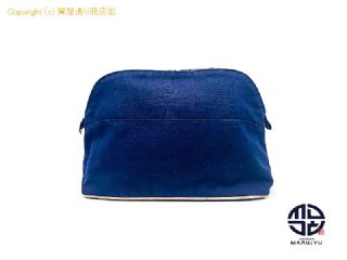 エルメス HERMES エルメス ネイビー ボリードポーチ30 小物入れ ポーチ 【 TM2305129 】の基本紹介画像